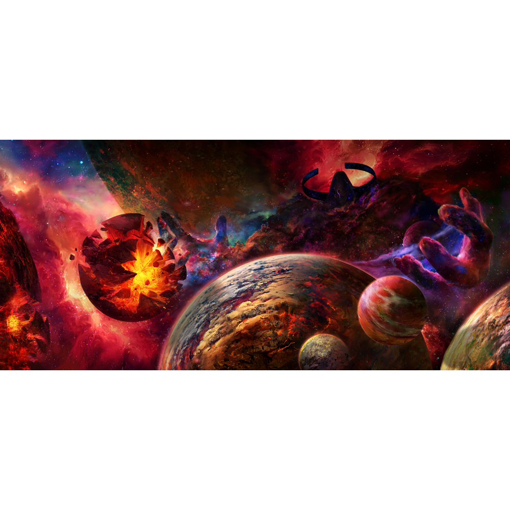 N3 Deskmat: Cataclysm (35 x 15in) (Clearance)