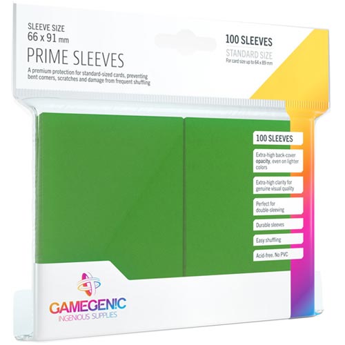 Prime Sleeves: Green (100)