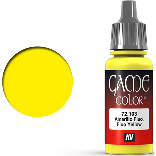 Vallejo Game Color: Fluorescent Yellow (17ml)