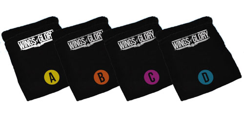 Wings of Glory: WWII - Damage Counter Bag Set (4)