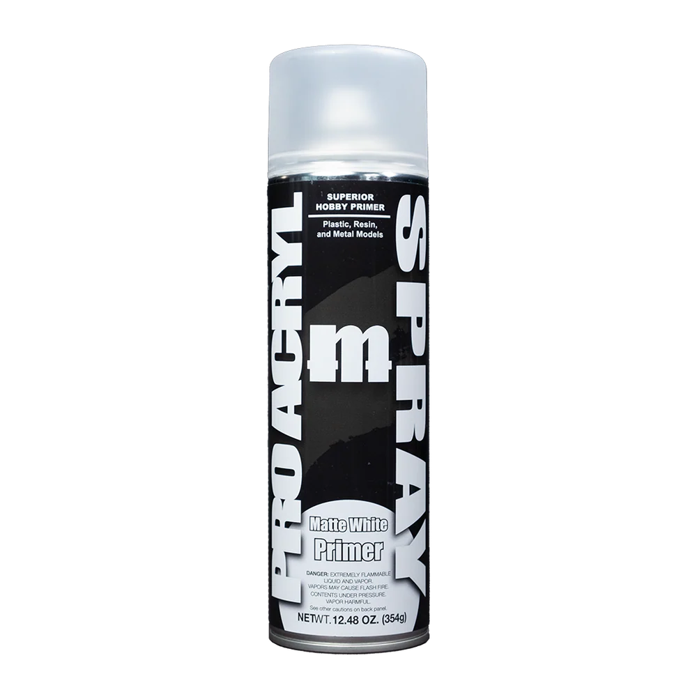 Monument Hobbies: PRO Acryl Spray - Matte White Primer (500ml)