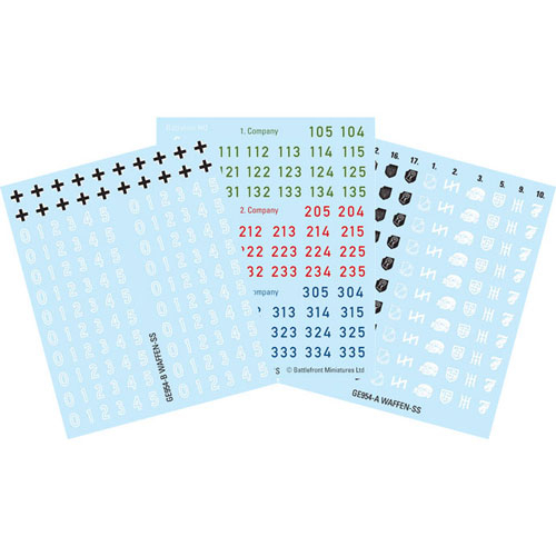 Flames of War: Waffen-SS Decal Set