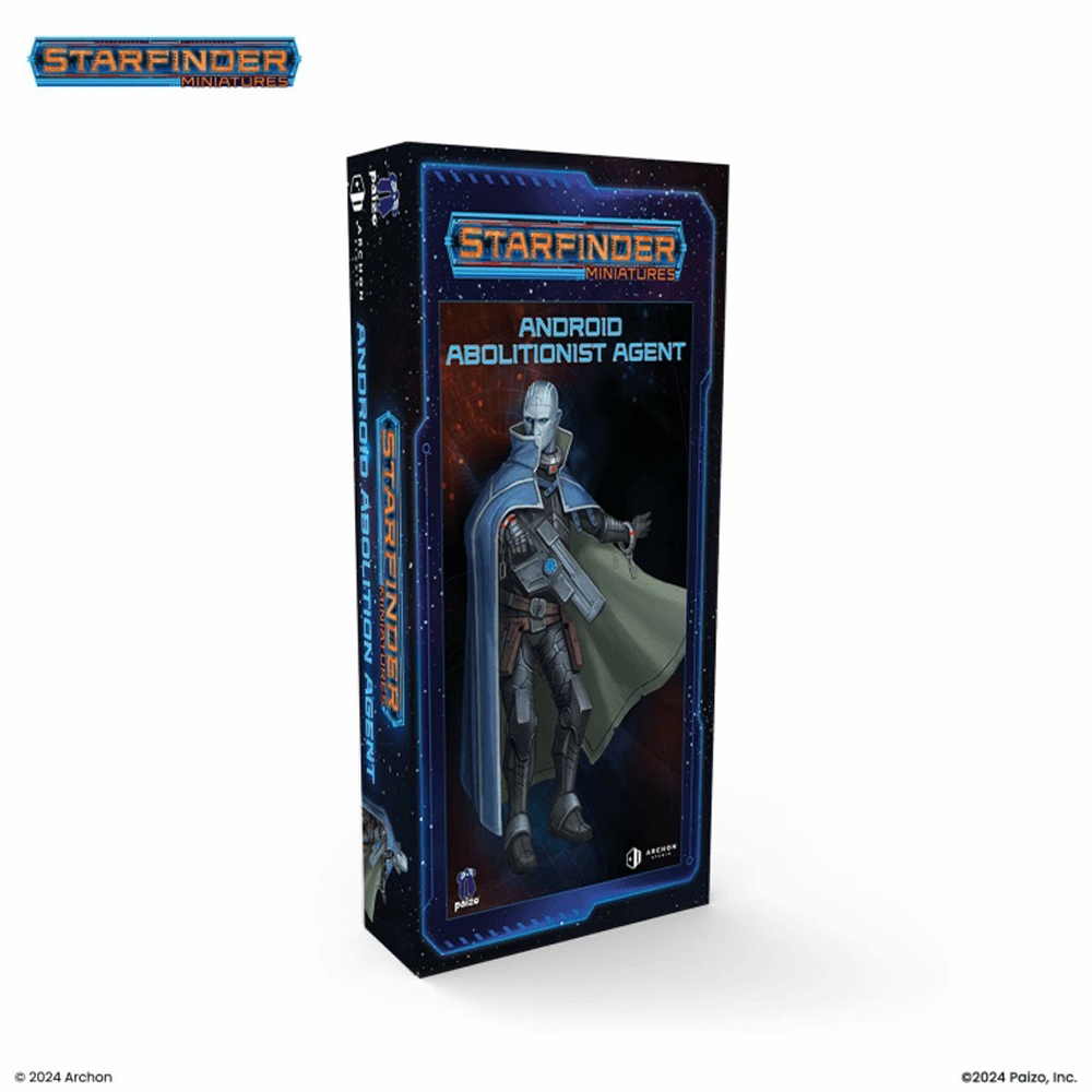 Starfinder Masterclass Miniatures: Android Abolitionist Agent