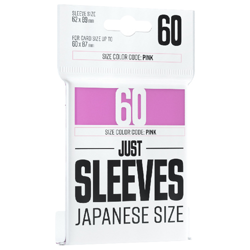 Just Sleeves: Japanese Size - Pink (60)