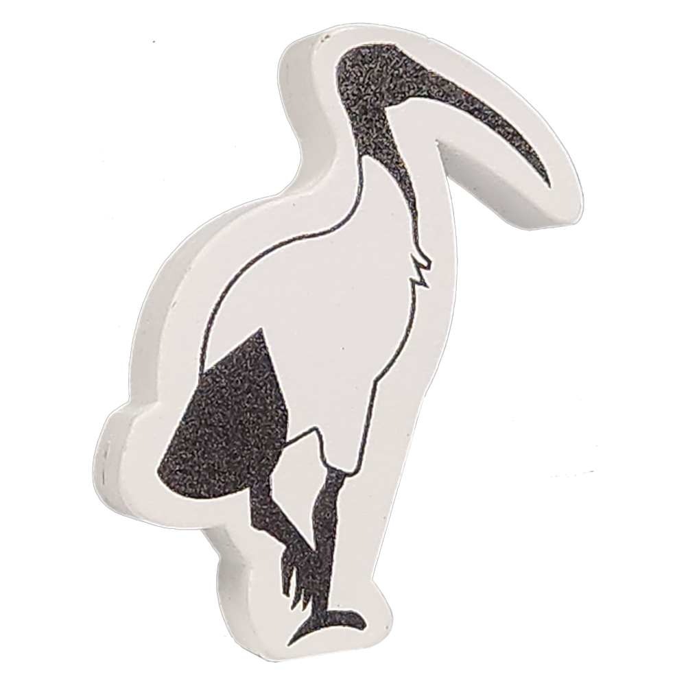 The Gardens: Wooden Ibis Token