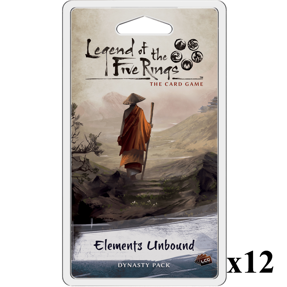 Legend of the Five Rings LCG: Elements Unbound Dynasty Pack CASE (12)