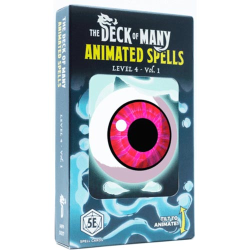 The Deck of Many Animated Spells: Level 4 Vol 1 (D&D 5E Compatible)