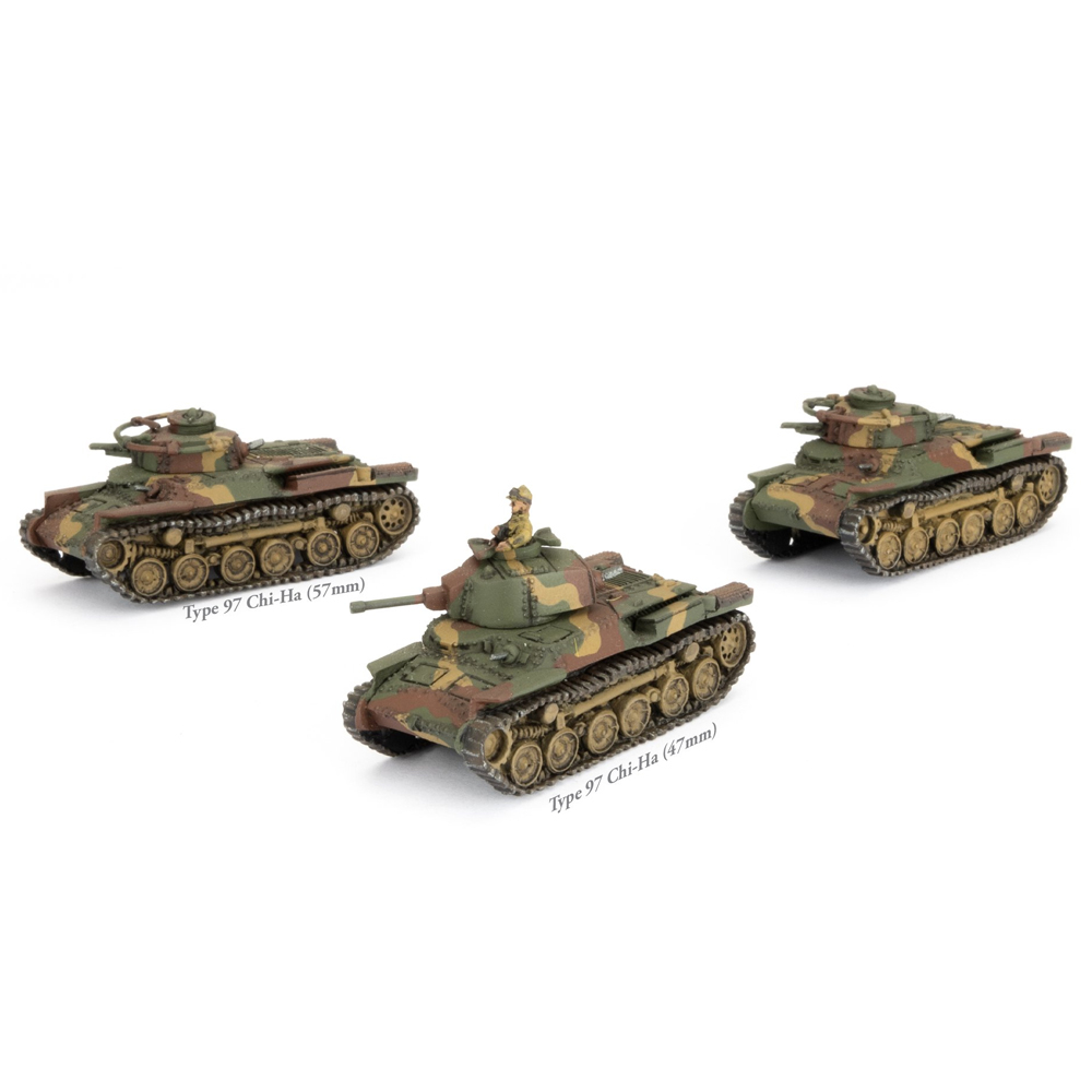 Flames of War WW2: Type 97 Chi-Ha Tank Platoon