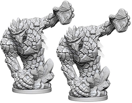 Pathfinder Battles Deep Cuts Unpainted Minis: W5 Medium Earth Elemental