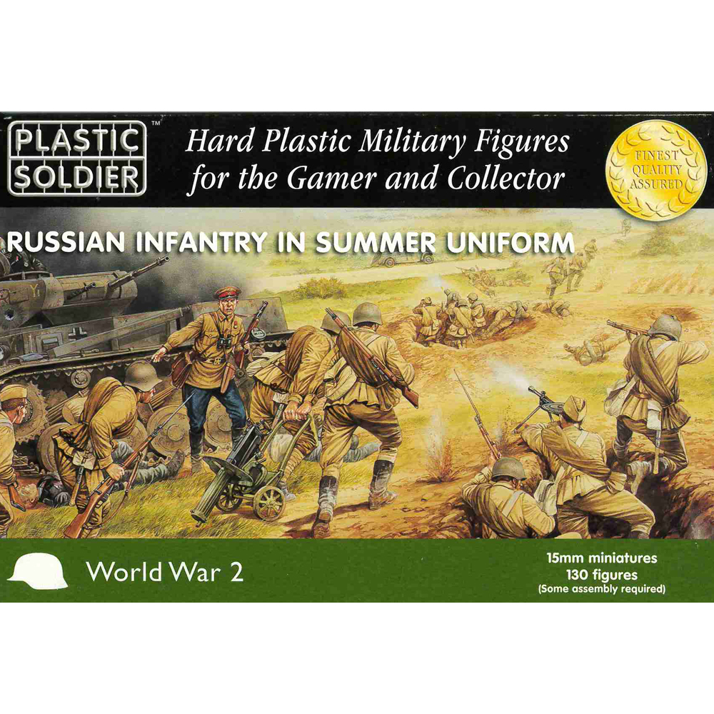 15mm Scale WW2: Russian Infantry in Summer Uniform