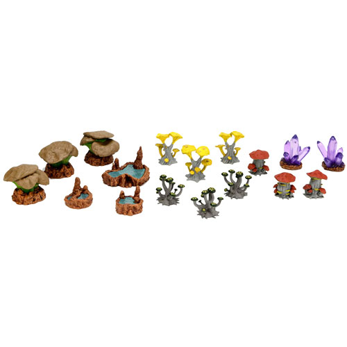 Warlock Tiles: Caverns - Mushrooms & Pools