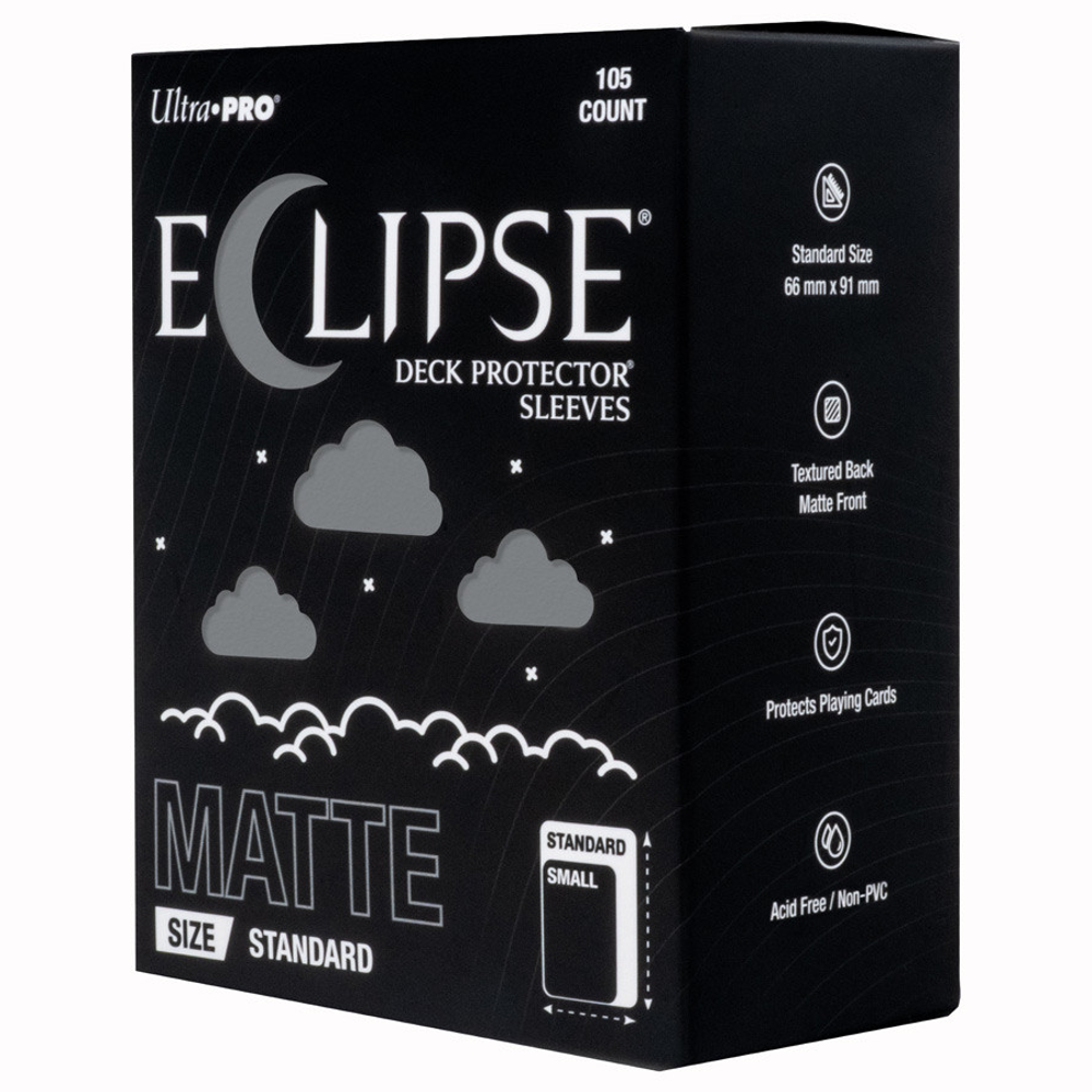 Deck Protector Sleeves: Eclipse Matte - Smoke Grey (105) (Preorder)