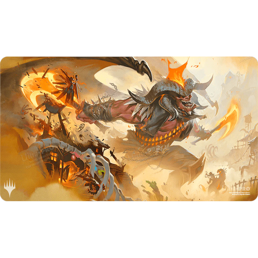 MtG Playmat: Outlaws of Thunder Junction - Rakdos, the Muscle (Last Chance)