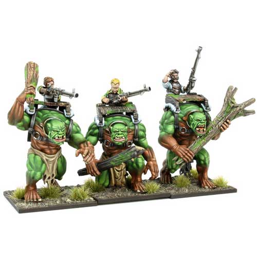 Kings of War 3E: Halfling - Forest Troll Gunners Regiment