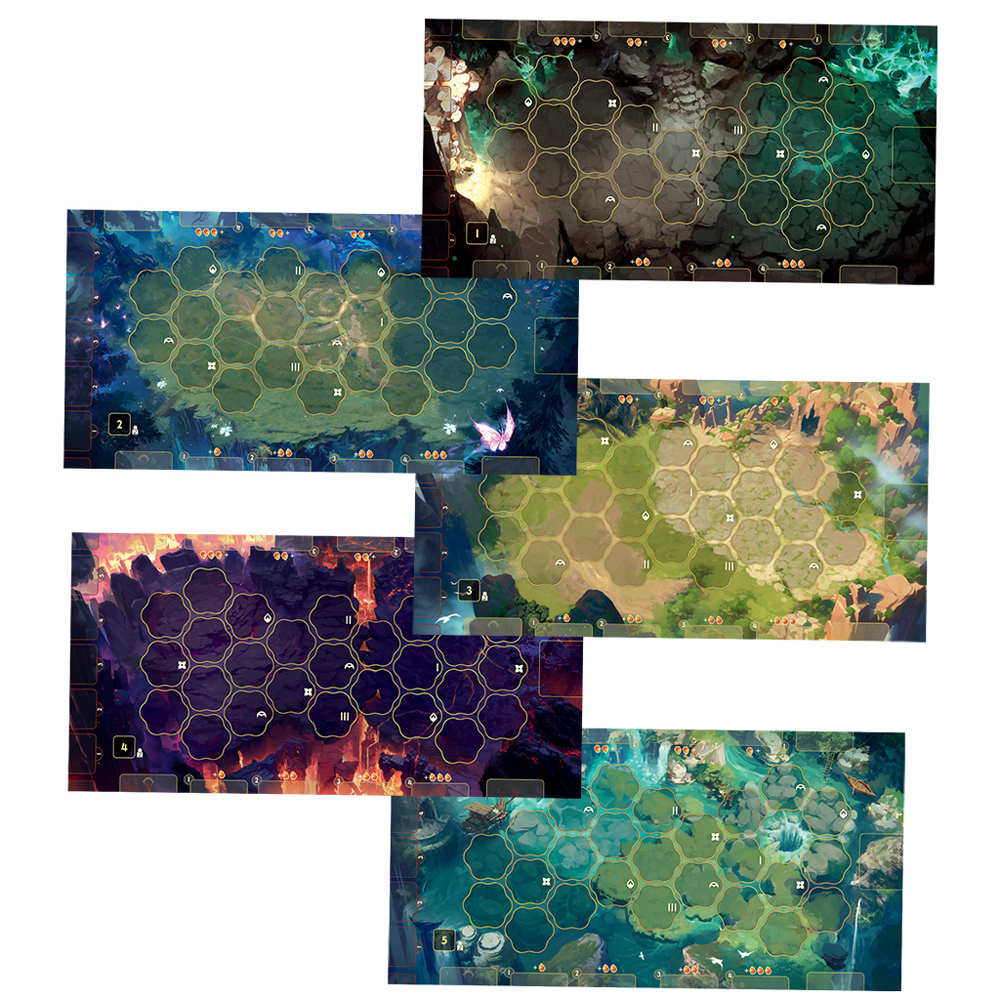 Dragon Eclipse: Arena Playmats (Set of 5)