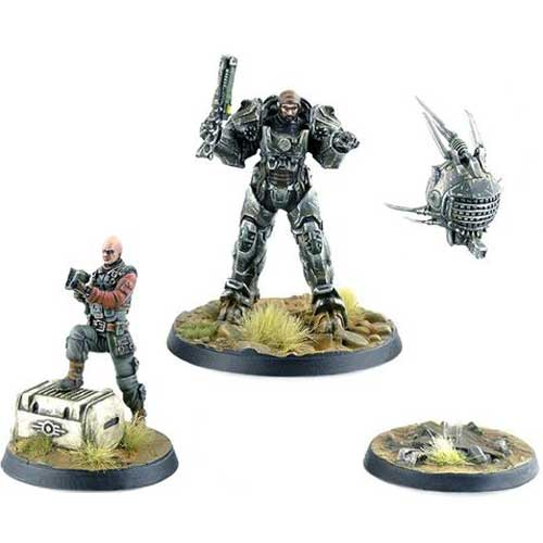 Fallout: Wasteland Warfare - Brotherhood of Steel Knight-Captain Cade & Paladin Danse