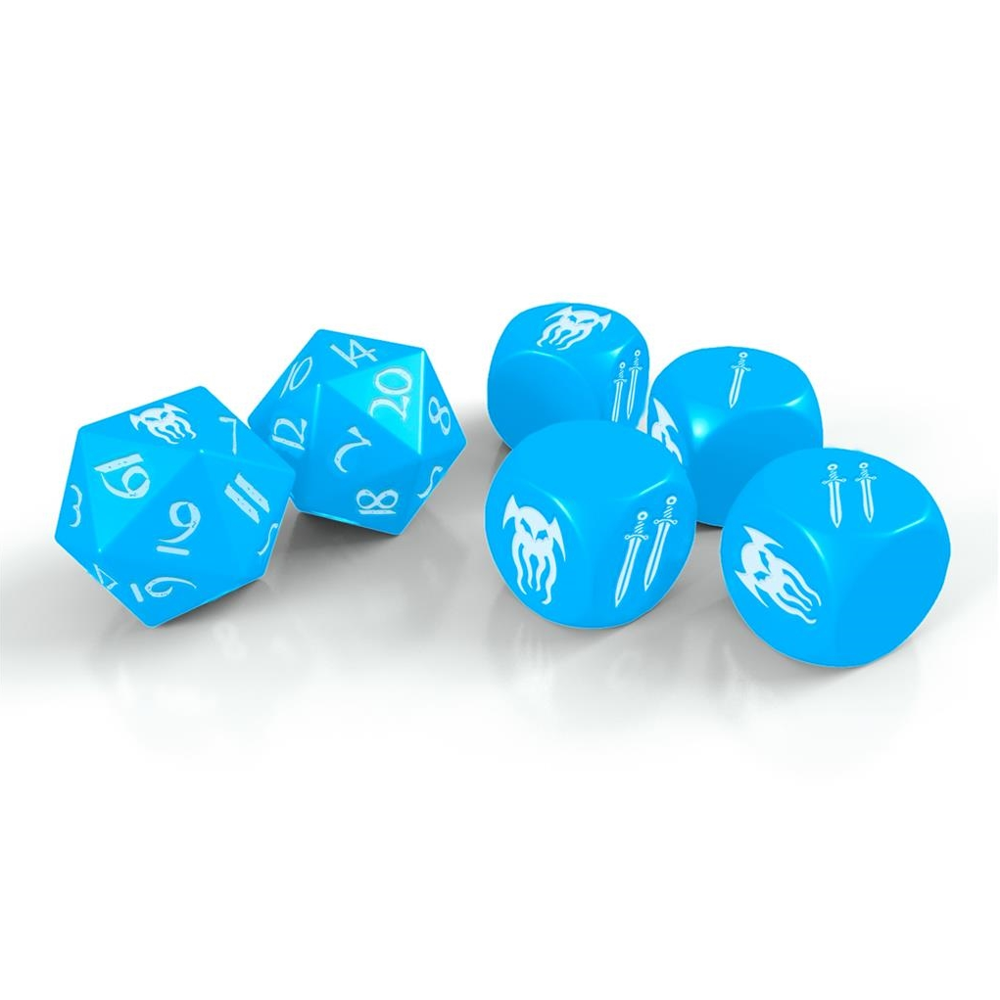 Cohors Cthulhu RPG: Atlantean Crystal Dice Pack (6) (Preorder)