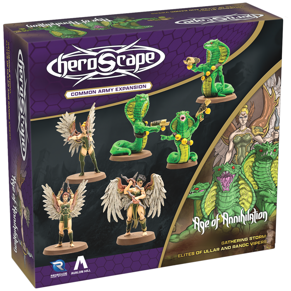 Heroscape: Age of Annihilation - Elites of Ullar & Ranoc Vipers Army Expansion (Unpainted) (Preorder)