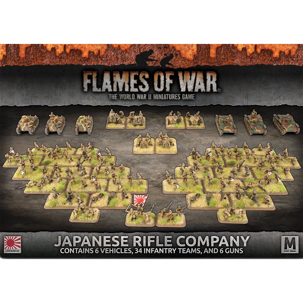 Flames of War WW2: Japanese Rifle Company