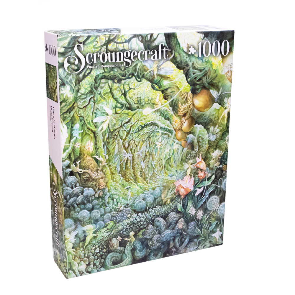 Scroungecraft: 1000-Piece Jigsaw Puzzle - Gaea in Bloom