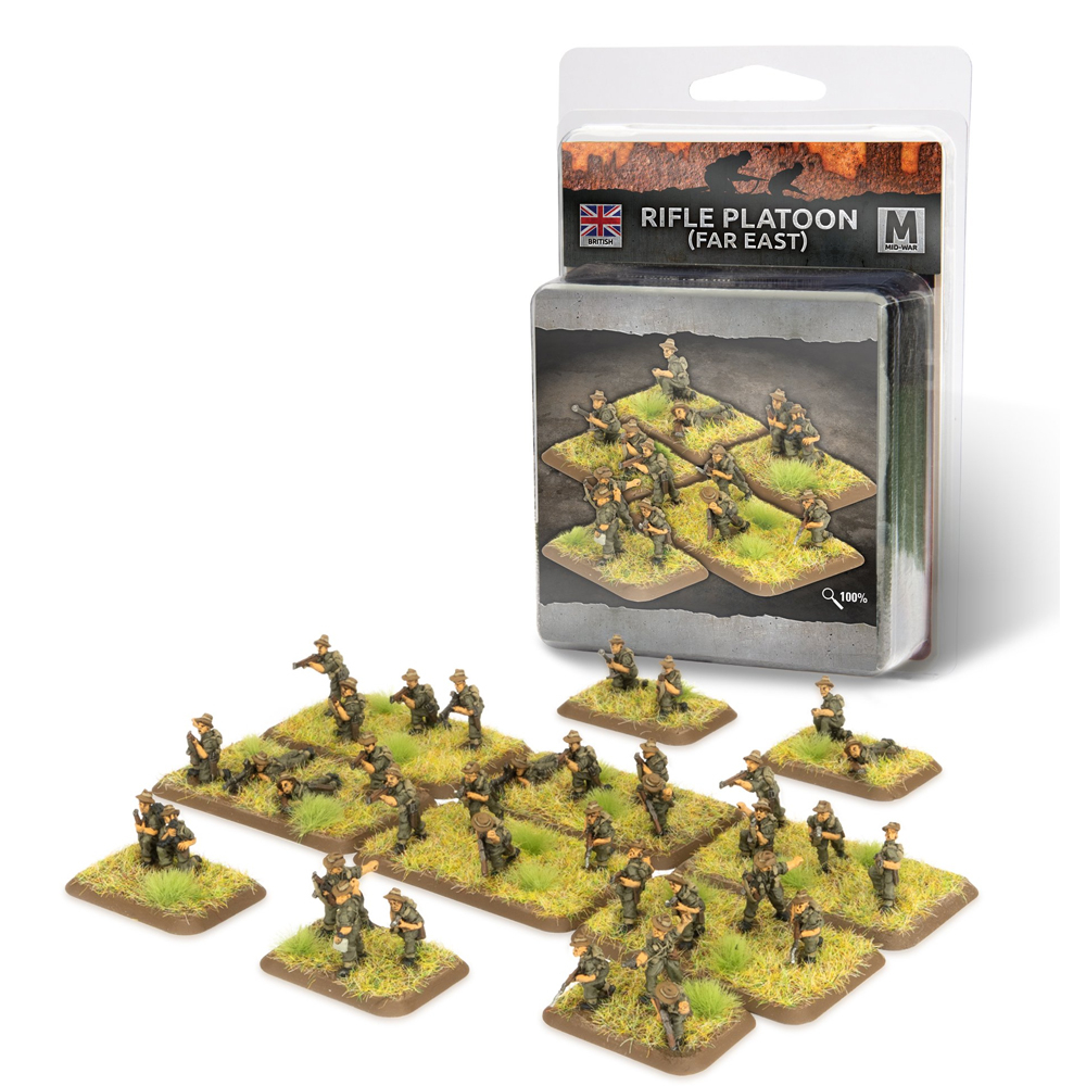 Flames of War WW2: British - Rifle Platoon (Far East)