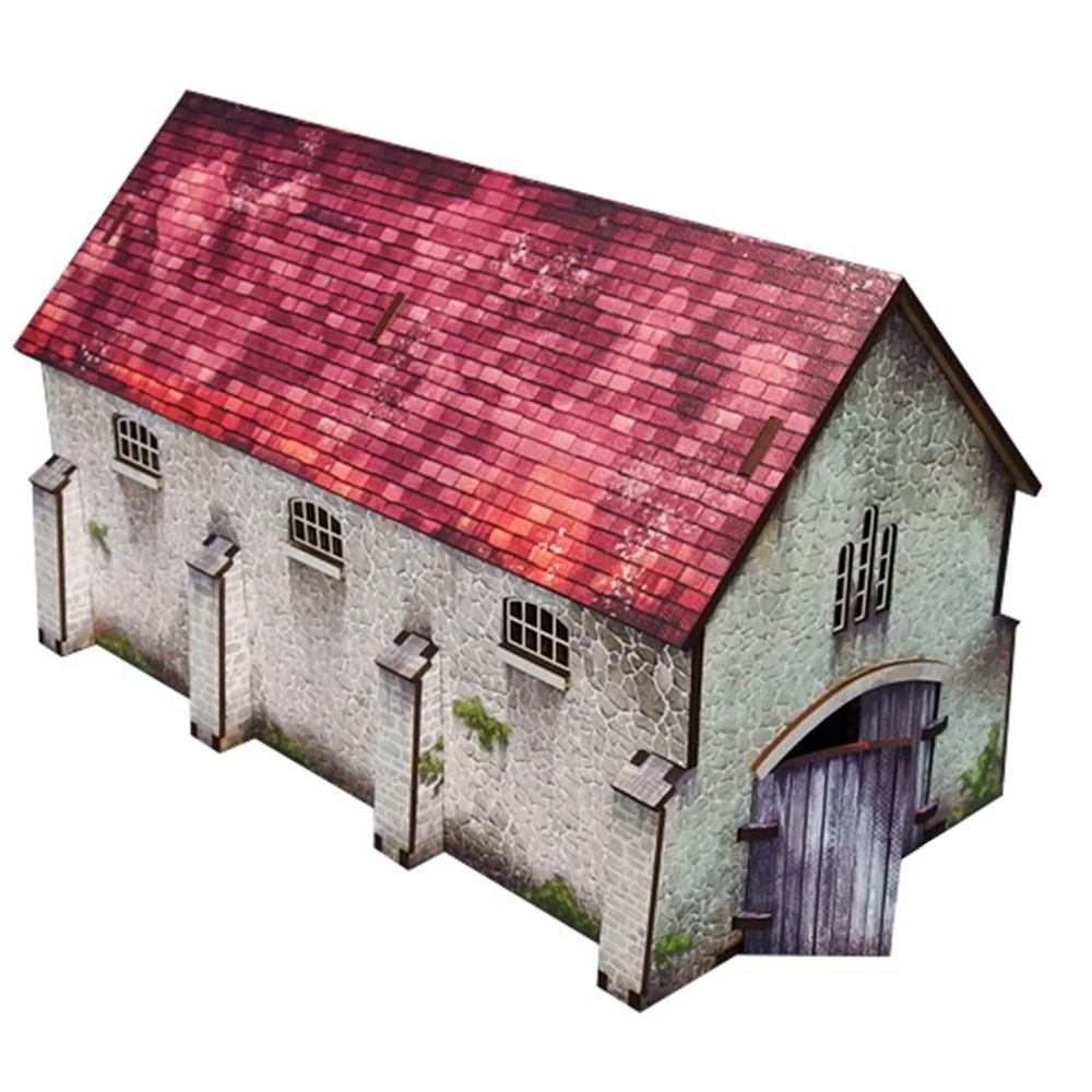 Bolt Action: Pre-painted WWII Normandy Cowshed