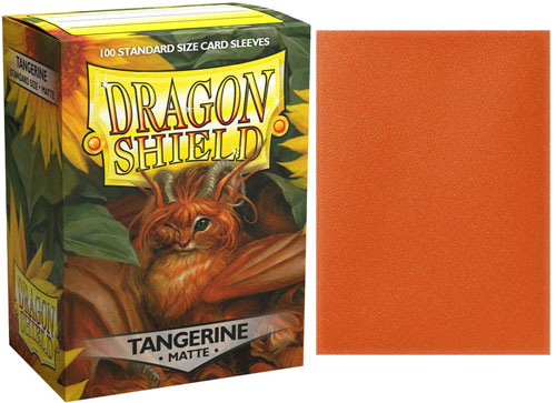 Dragon Shield Sleeves: Matte - Tangerine (100)