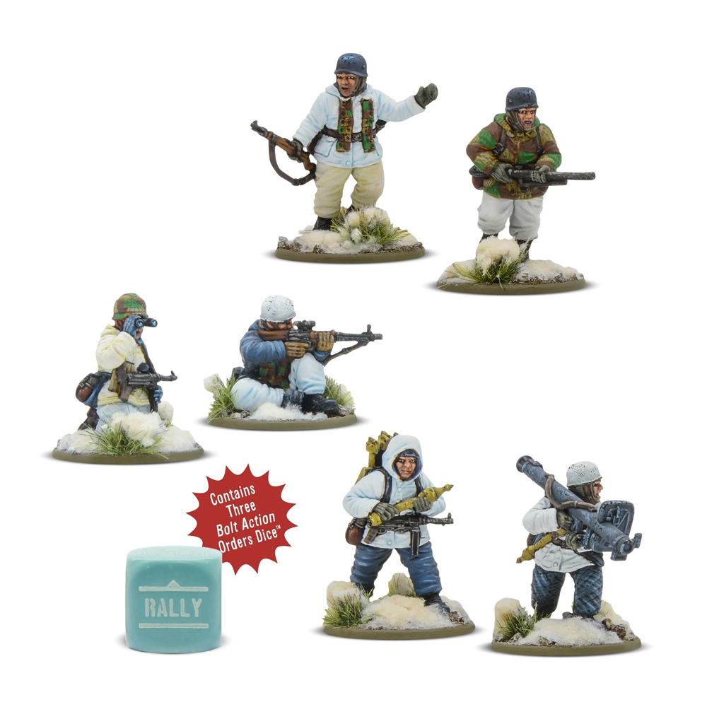 Bolt Action: Fallschirmjager (Winter) Weapons Team