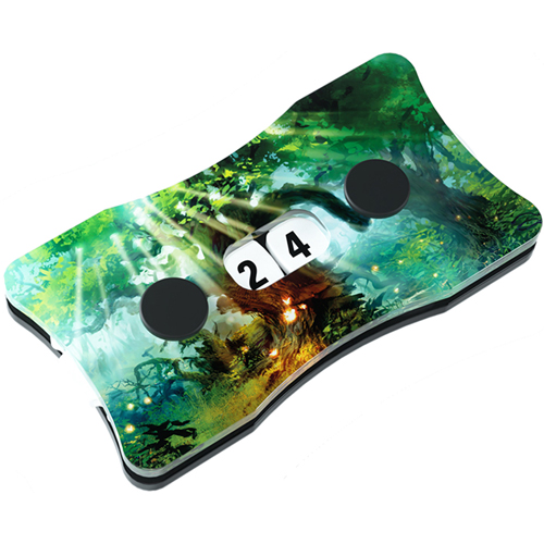 Acrylic Life Counters: Double Dials - Forest