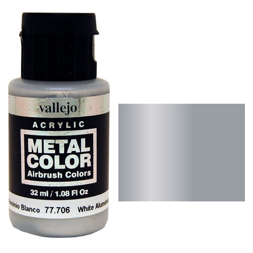 Vallejo Metal Color: White Aluminium (32ml)
