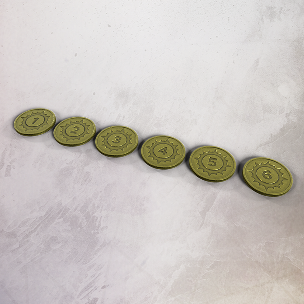 One Page Rules: Metal Objective Markers (Preorder)