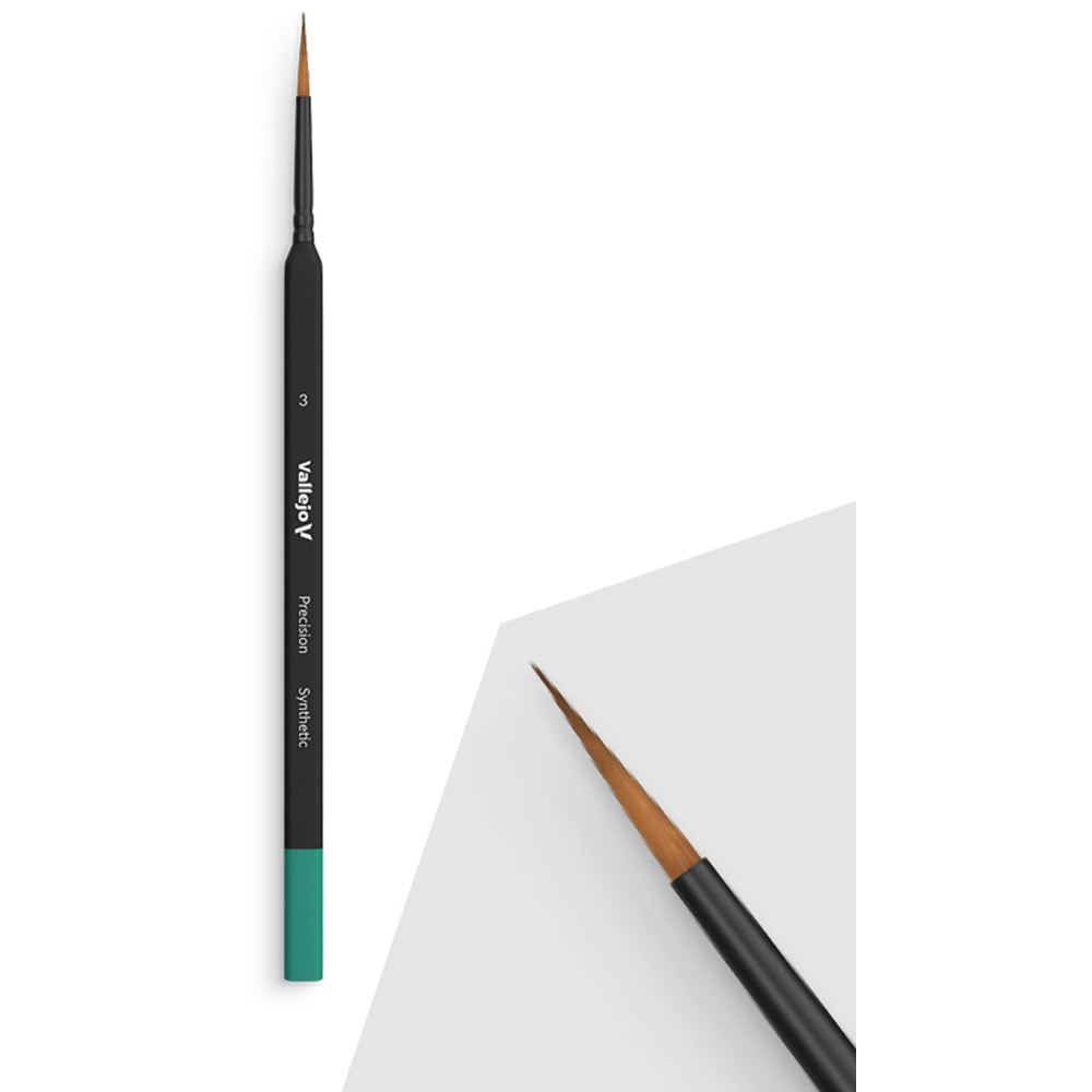 Synthetic Precision Brush: Triangular Size 3