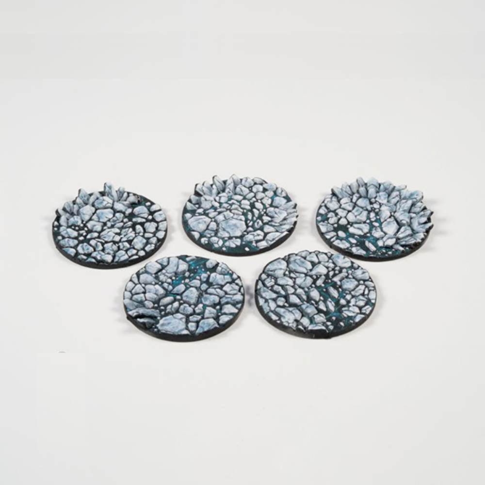 Battle Ready Toppers: Frost Lake - Round 40mm (5) (Preorder)