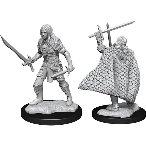 Pathfinder Battles Deep Cuts Unpainted Minis: W13 Male Elf Fighter