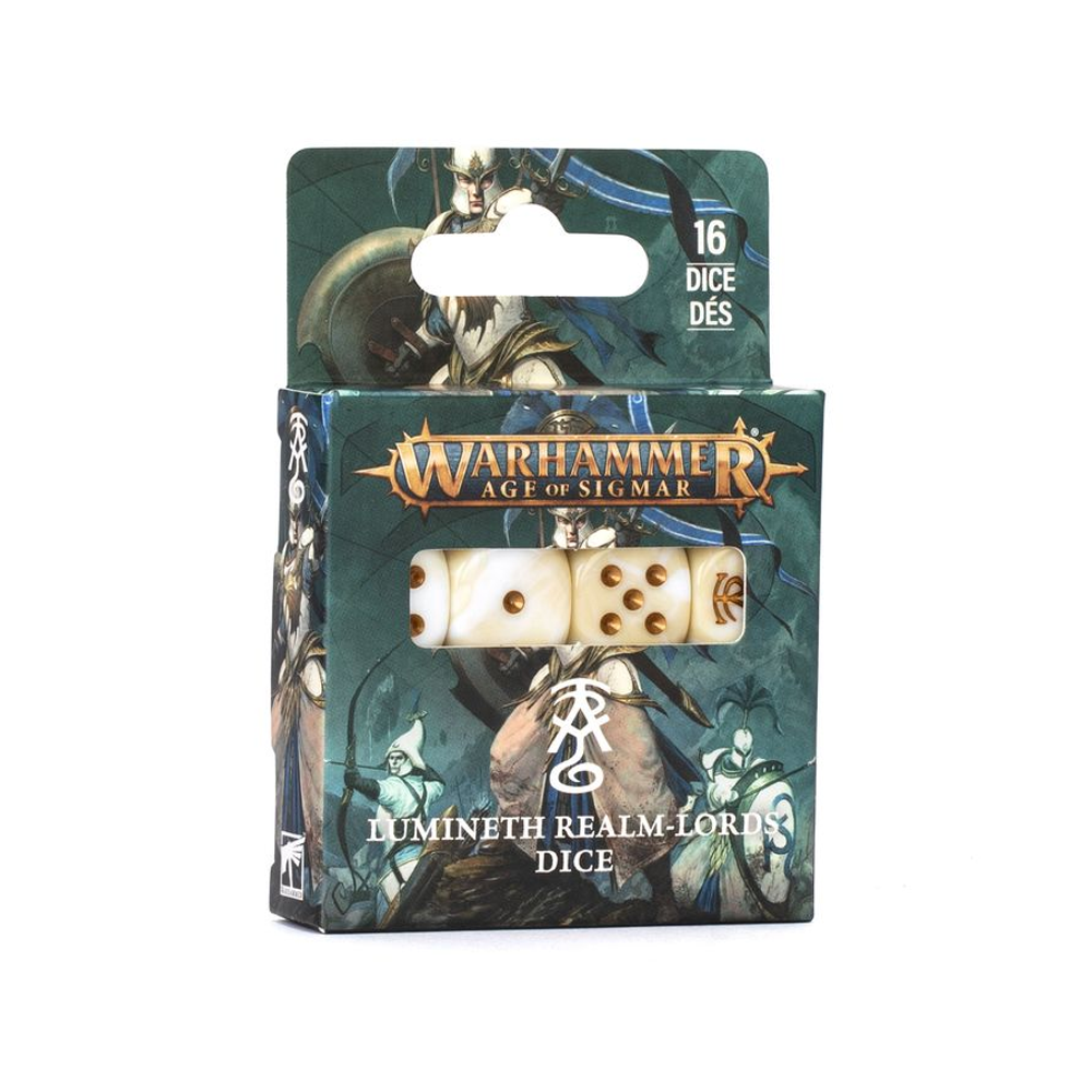 Warhammer Age of Sigmar: Dice Set - Lumineth Realmlords (16) (New Arrival)