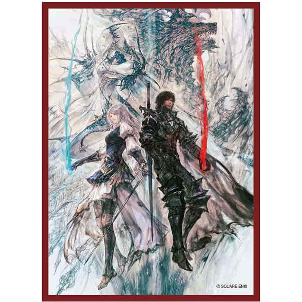 Final Fantasy XVI Card Sleeves: Fiery Heart, Icy Resolve (100) (Preorder)
