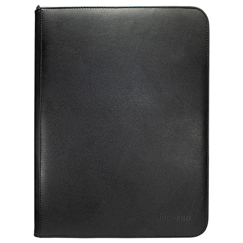 Vivid 4-Pocket Zippered Pro-Binder: Black