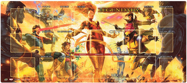 Legendary: Marvel Deck Building Game - Dark Phoenix vs X-Men Playmat