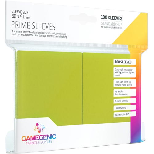 Prime Sleeves: Lime