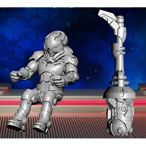 Warcaster Neo-Mechanika: Aeternus Continuum - Aenigma, Scythe Hero Pilot (Last Chance)