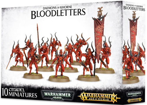 Warhammer 40K/Age of Sigmar: Daemons of Khorne - Bloodletters