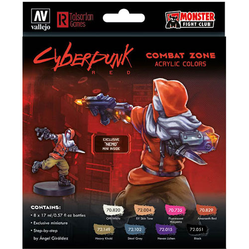 Cyberpunk Paint Set: Combat Zone with Nemo Mini