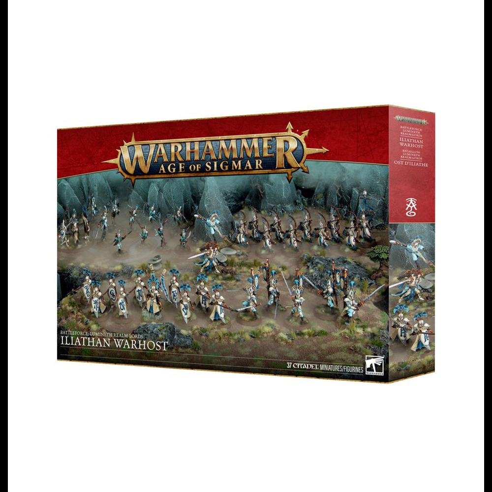 Warhammer Age of Sigmar: Lumineth Realmlords Battleforce - Iliathan Warhost (New Arrival)