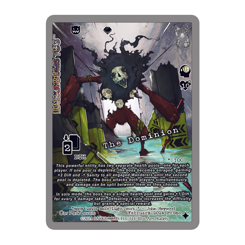 Backrooms TCG: Holo Promo Cards - The Dominion