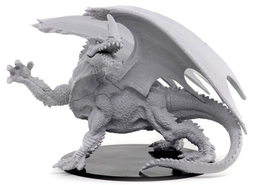 Pathfinder Battles Deep Cuts Unpainted Minis: Gargantuan Green Dragon (1)