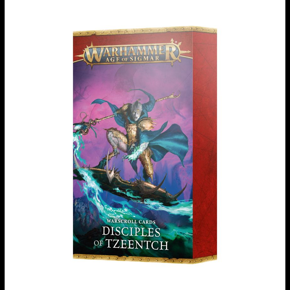 Warhammer Age of Sigmar: Warscroll Cards - Disciples of Tzeentch (New Arrival)