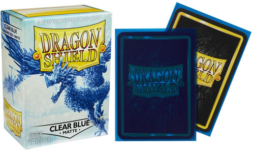Dragon Shield Sleeves: Matte - Clear Blue (100)