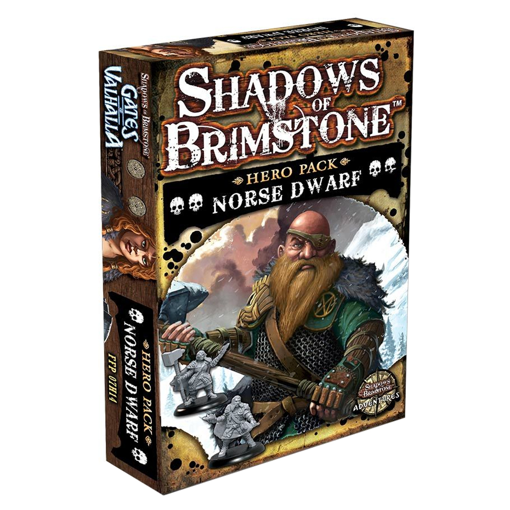 Shadows of Brimstone: Gates of Valhalla: Hero Pack - Norse Dwarf