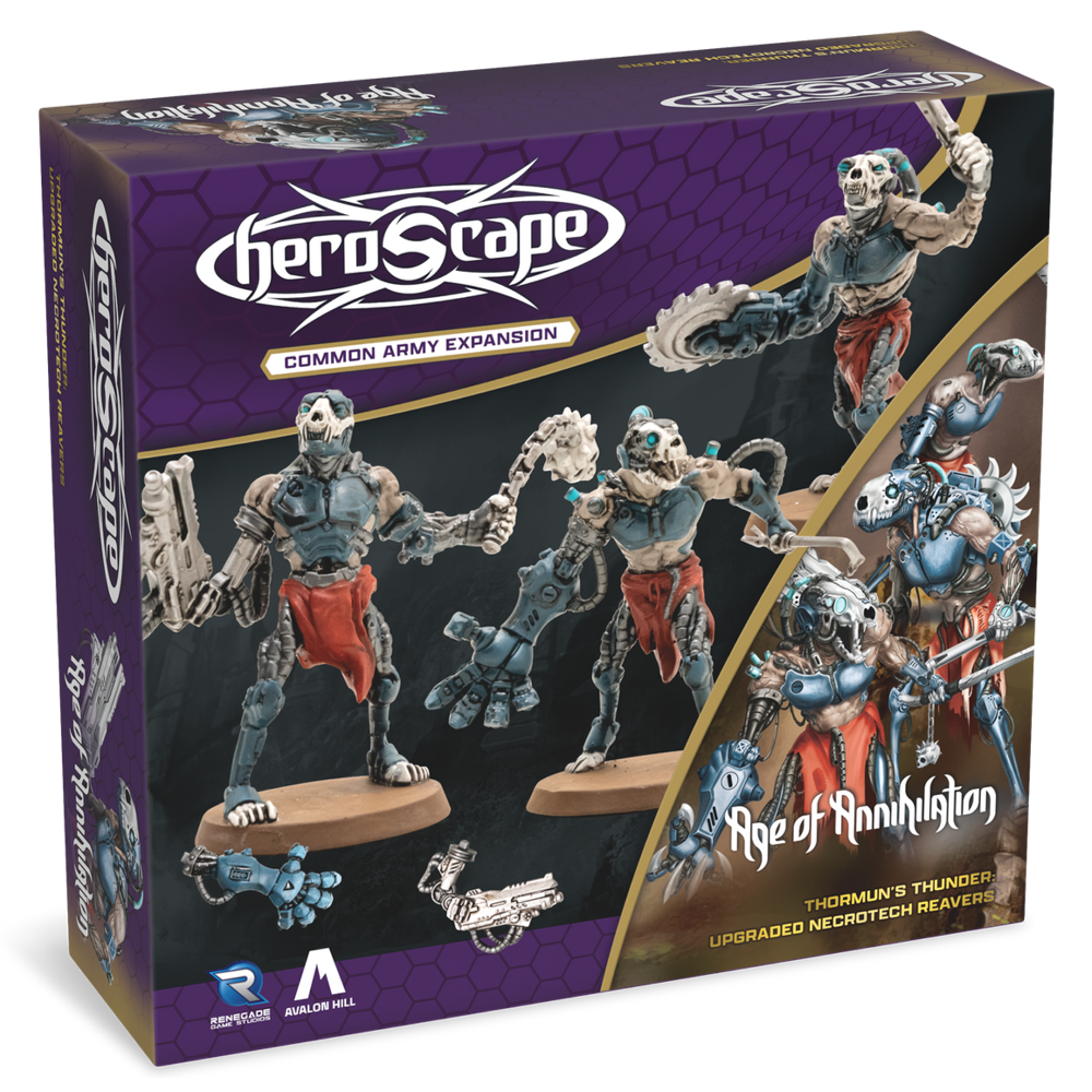 Heroscape: Age of Annihilation - Upgraded Necrotech Reavers Army Expansion (Unpainted) (Preorder)