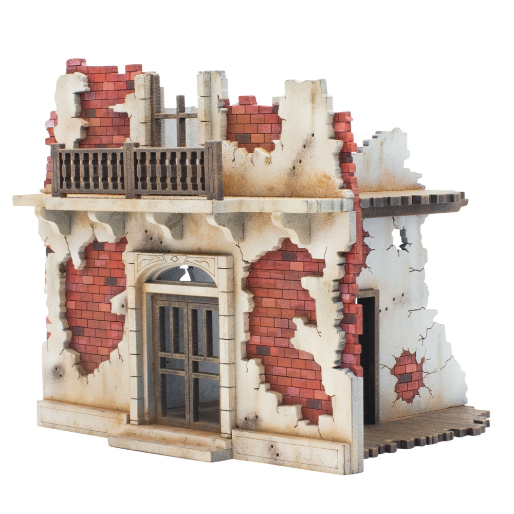 Skytrex MDF Terrain: Single-Storey Building Facade